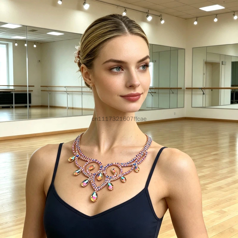 Women Accessories Egypt - 벨리댄스 스파클 목걸이 대회 댄서 악세사리