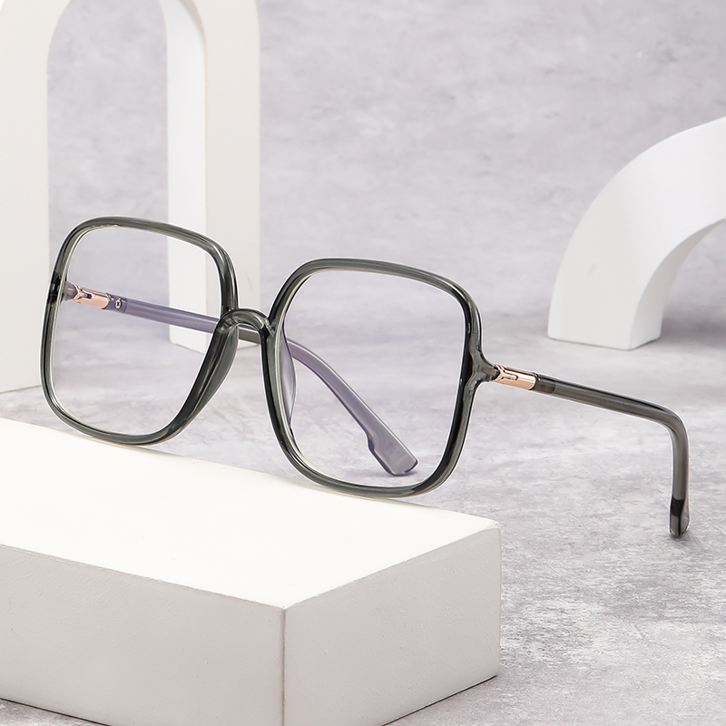 Sunglasses Oversized Square - 남녀공용 오버사이즈 사각형 블루라이트 차단 안경,
