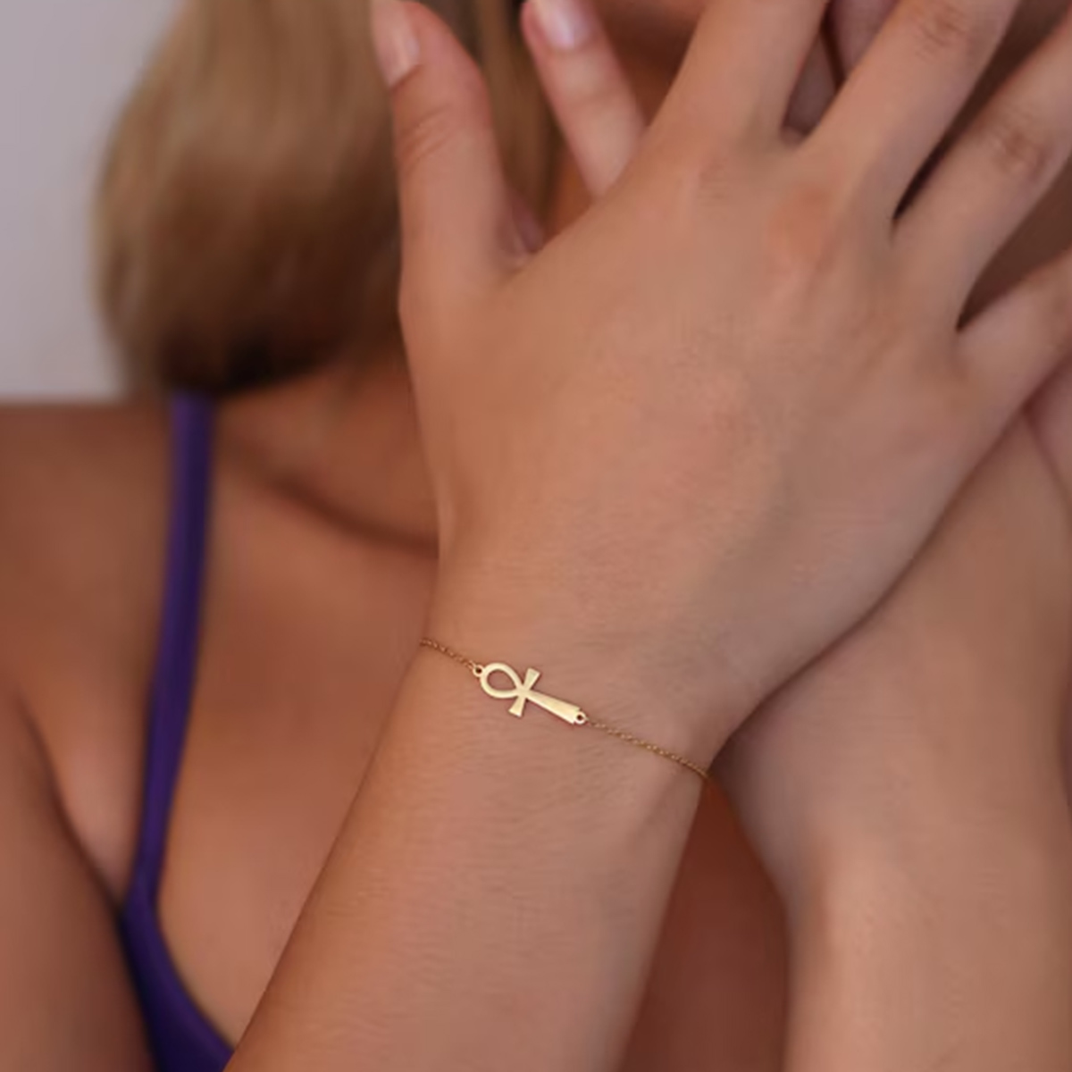 Women Accessories Egypt - 이집트 Ankh 크로스 팔찌 여성을위한 빈티지