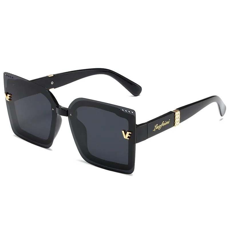 Sunglasses Oversized Square - 새로운 멋진 무테 편광 선글라스 여성용