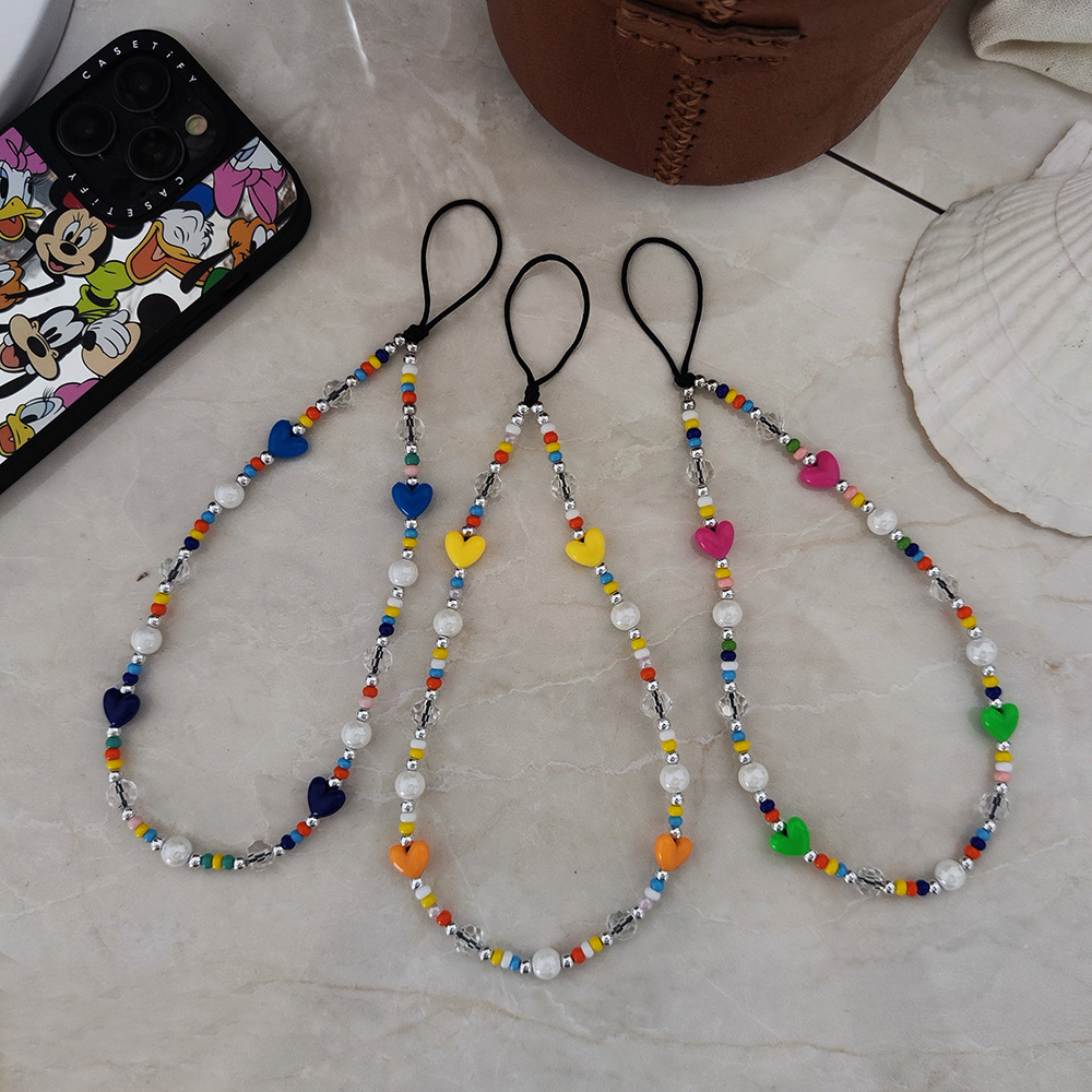 Women'S Y2K Accessories - KKBEAD 하트 휴대폰 매력 Y2K 액세서리,
