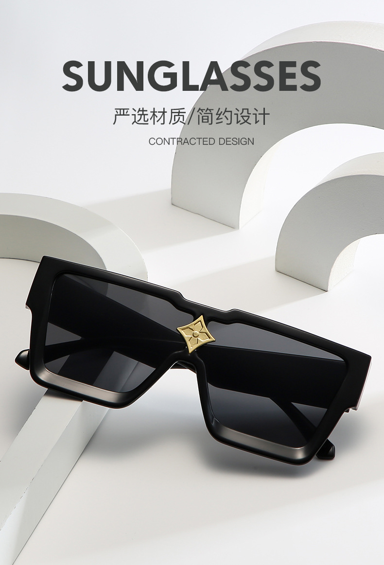 Sunglasses Oversized Square - 남성 및 여성 트렌드 새로운 대형