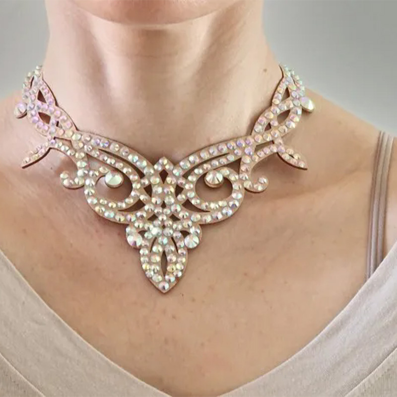 Women Accessories Egypt - 벨리댄스 스파클 목걸이 대회 댄서 악세사리