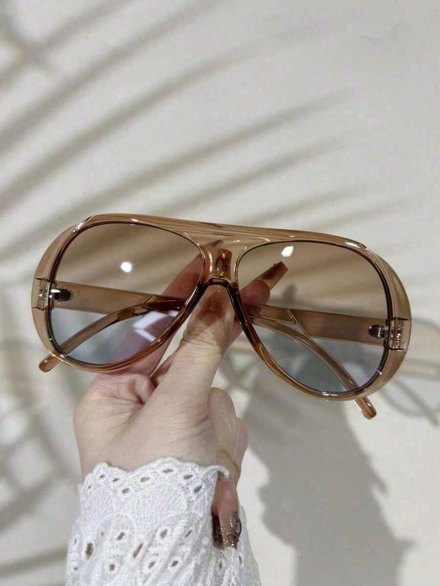 Sunglasses Oversized Square - 1개 브랜드 새 제품 레트로 디자인