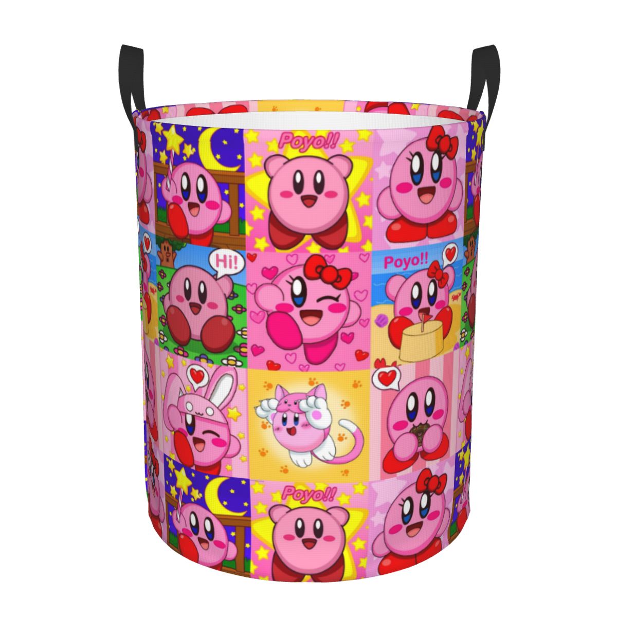 Women Accessories Hamper - K-Kirbys Anime Laundry Hamper 대형 보관