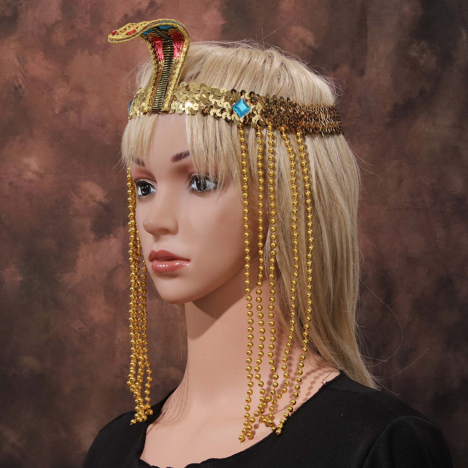 레트로 고대 이집트 여왕 머리 장식 뱀 머리 장식, 이 - Women Accessories Egypt 리뷰 및 가격