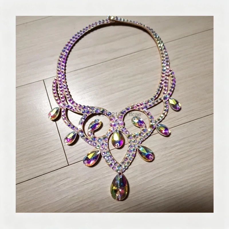 벨리댄스 스파클 목걸이 대회 댄서 악세사리 샤인 댄싱  - Women Accessories Egypt 리뷰 및 가격