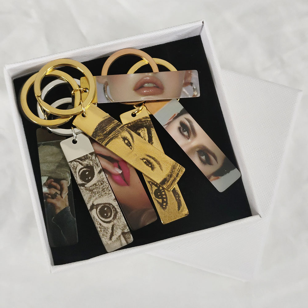 맞춤 사진 키체인 개인 맞춤 눈 사진 키링 가방 참 2 - Women Accessories Images 리뷰 및 가격