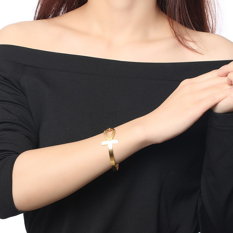 여성용 크로스 팔찌, 항 알레르기 스테인레스 스틸 생명 - Women Accessories Egypt 리뷰 및 가격