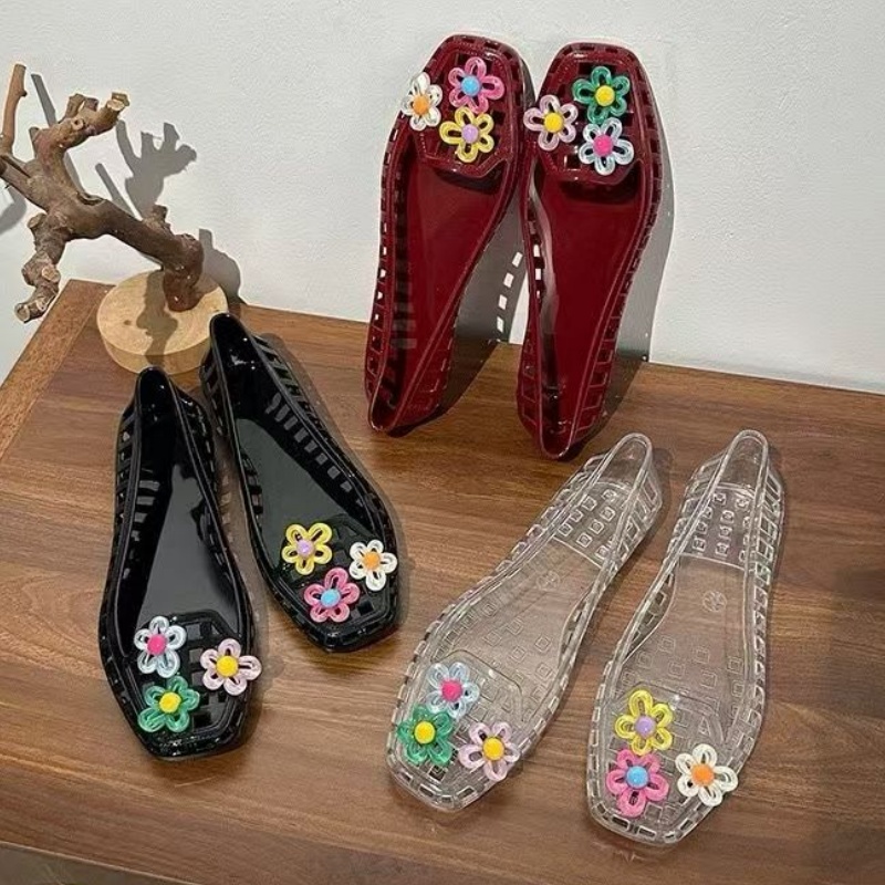 속이 빈 귀여운 도파민 슈즈 시크 핸드메이드 플라워 젤 - Women Accessories Products 리뷰 및 가격