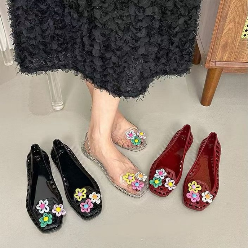 속이 빈 귀여운 도파민 슈즈 시크 핸드메이드 플라워 젤 - Women Accessories Products 리뷰 및 가격