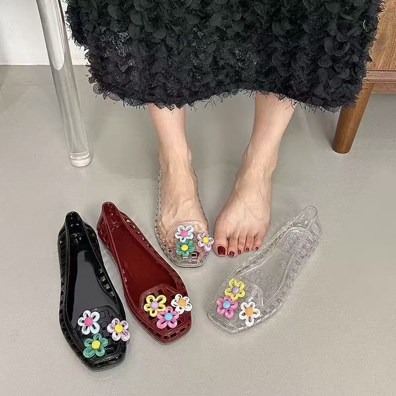 속이 빈 귀여운 도파민 슈즈 시크 핸드메이드 플라워 젤 - Women Accessories Products 리뷰 및 가격