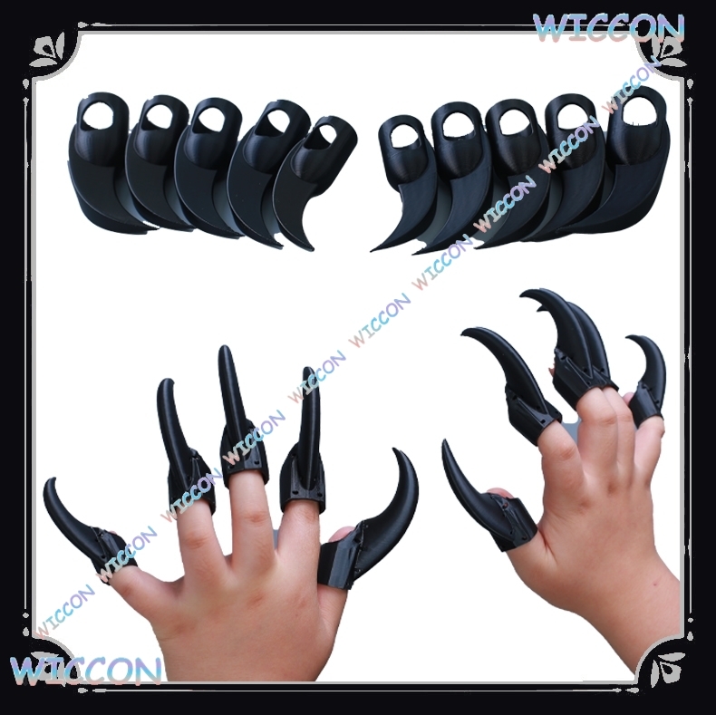 동물 의상 손톱 검은 짐승 발톱 장갑 모피 발 코스프레 - Women Accessories Products 리뷰 및 가격