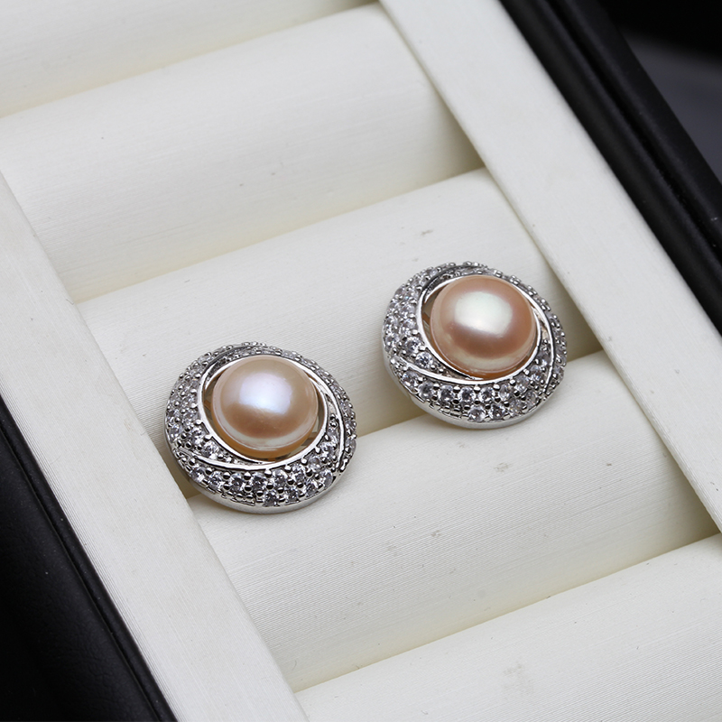 여성을위한 새로운 대형 담수 진주 귀걸이, 보호 925 - Statement Earrings Oversized 리뷰 및 가격