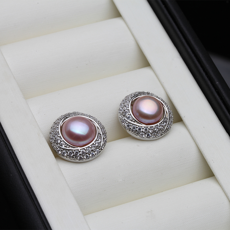 여성을위한 새로운 대형 담수 진주 귀걸이, 보호 925 - Statement Earrings Oversized 리뷰 및 가격