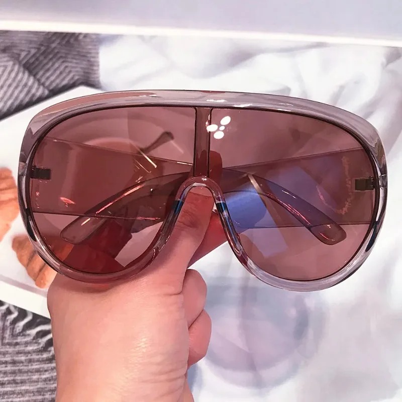 여성용 원피스 오버사이즈 쉴드 선글라스 새로운 패션 Y - Sunglasses Oversized Square 리뷰 및 가격