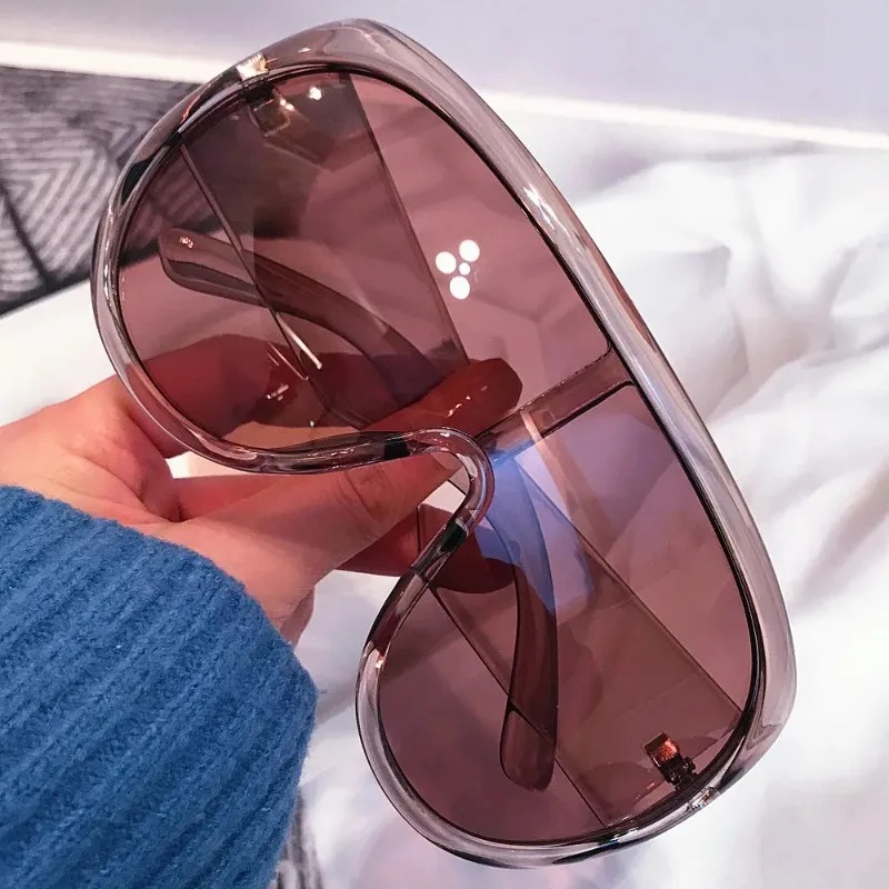 여성용 원피스 오버사이즈 쉴드 선글라스 새로운 패션 Y - Sunglasses Oversized Square 리뷰 및 가격
