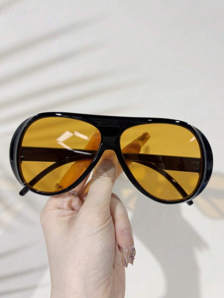 빈티지 오버사이즈 사각 패션 안경, 여성용 고급 스트리 - Sunglasses Oversized Square 리뷰 및 가격