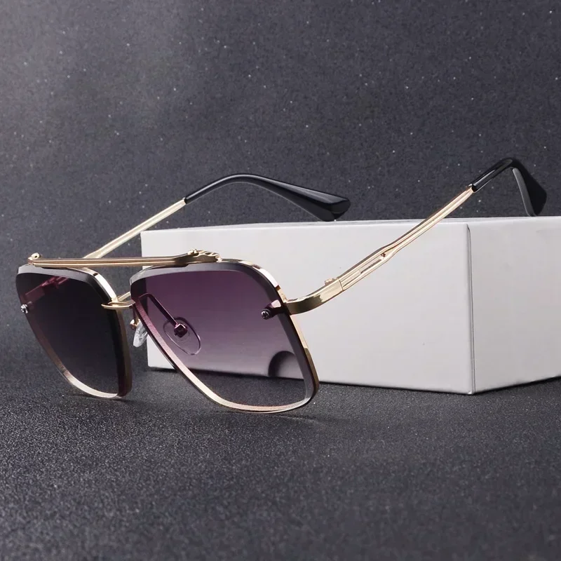 대형 사각형 선글라스 여성 새로운 패션 금속 선글라스  - Sunglasses Oversized Square 리뷰 및 가격