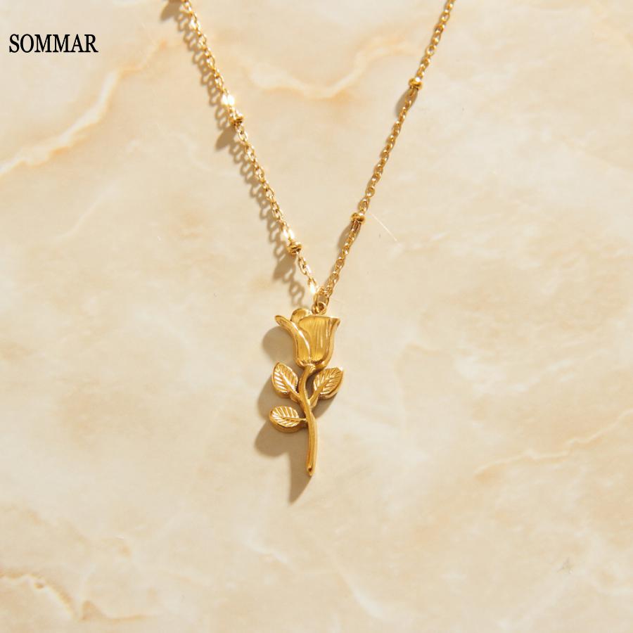 SOMMAR 온라인 쇼핑 인도 골드 도금 레이디 목걸이 - Women Accessories Shop Online 리뷰 및 가격