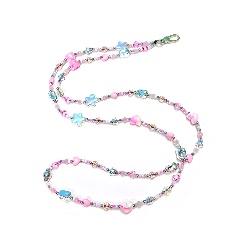 HERLOOK 파스텔 Y2K 하트 스타 비즈 폰 참 장 - Women'S Y2K Accessories 리뷰 및 가격