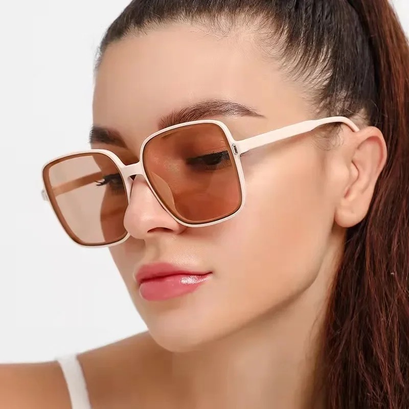 빈티지 오버사이즈 사각 선글라스 여성 패션 그라데이션  - Sunglasses Oversized Square 리뷰 및 가격