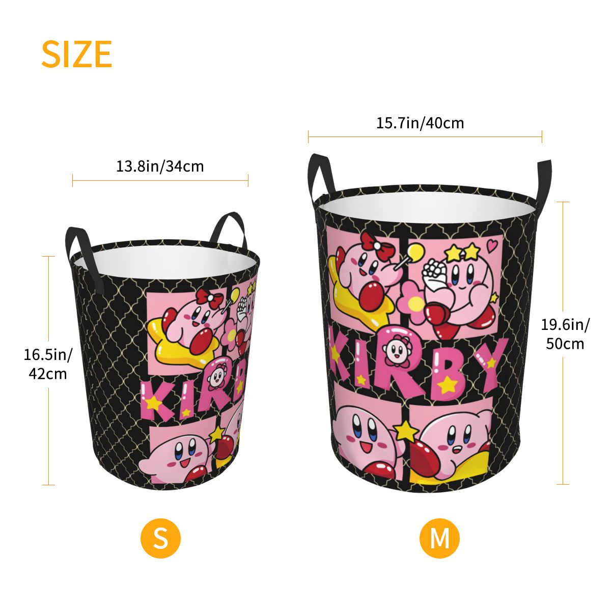 애니메이션 K-Kirbys 세탁 바구니 대형 보관 바구 - Women Accessories Hamper 리뷰 및 가격