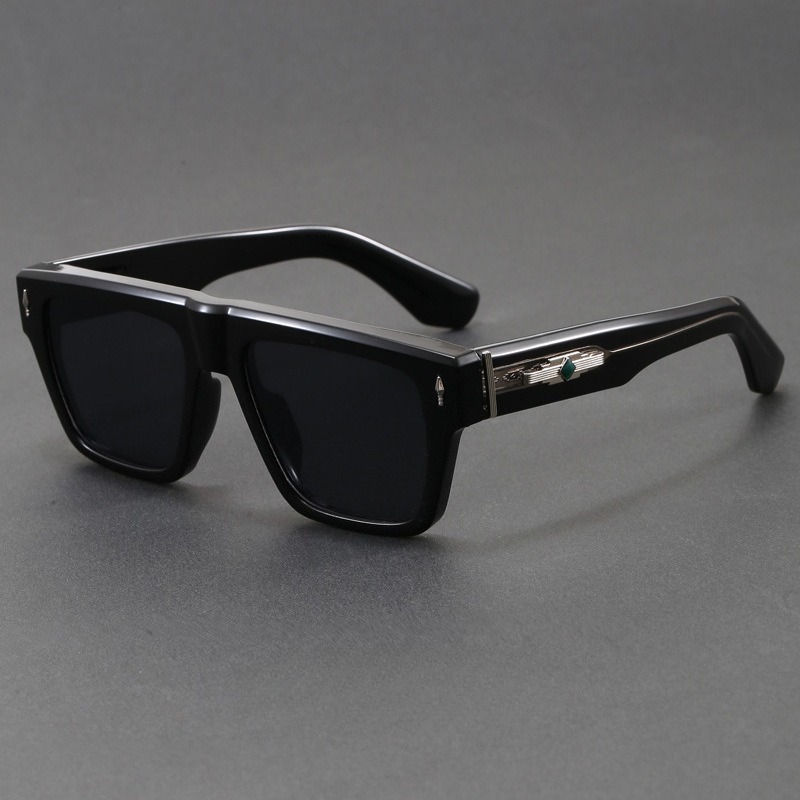 COJOS 두꺼운 플랫 탑 스퀘어 선글라스 남성용 메탈 - Sunglasses Oversized Square 리뷰 및 가격