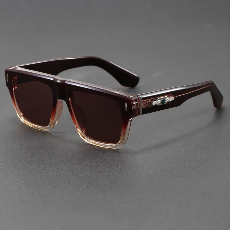 COJOS 두꺼운 플랫 탑 스퀘어 선글라스 남성용 메탈 - Sunglasses Oversized Square 리뷰 및 가격