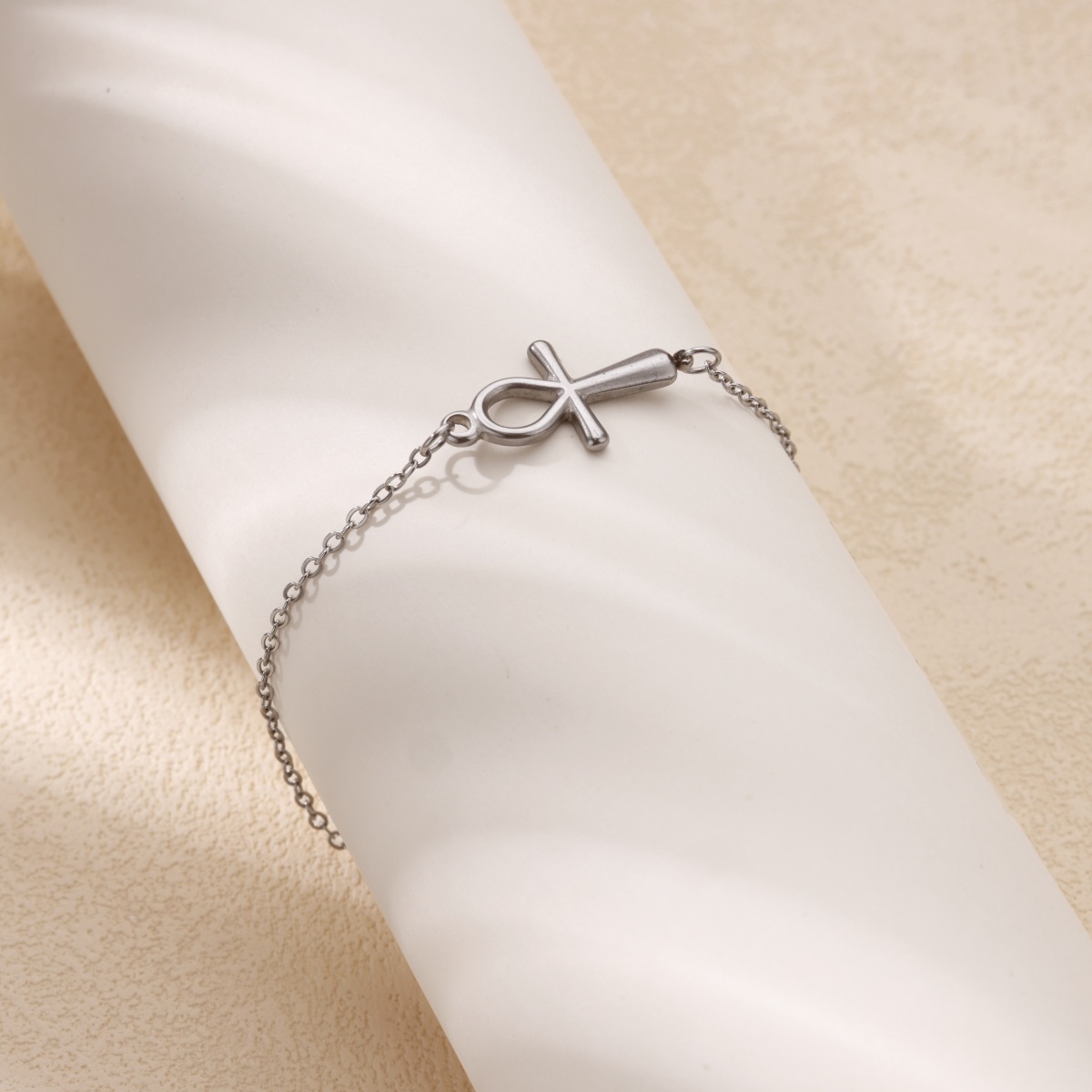 이집트 Ankh 크로스 팔찌 여성을위한 빈티지 골드 컬 - Women Accessories Egypt 리뷰 및 가격
