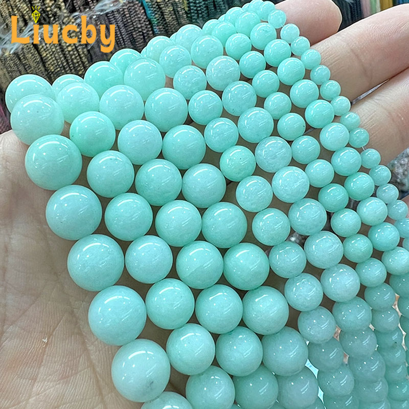 천연석 그린 아마존 크리스탈 칼세도니 옥 비즈 쥬얼리  - Women'S Accessories Amazon 리뷰 및 가격