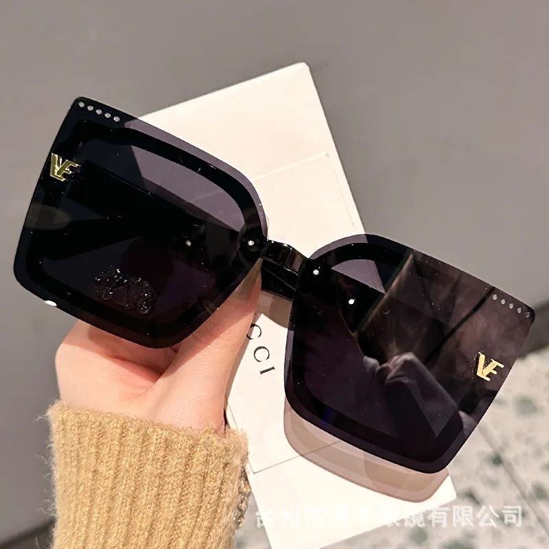 새로운 멋진 무테 편광 선글라스 여성용 오버사이즈 사각 - Sunglasses Oversized Square 리뷰 및 가격