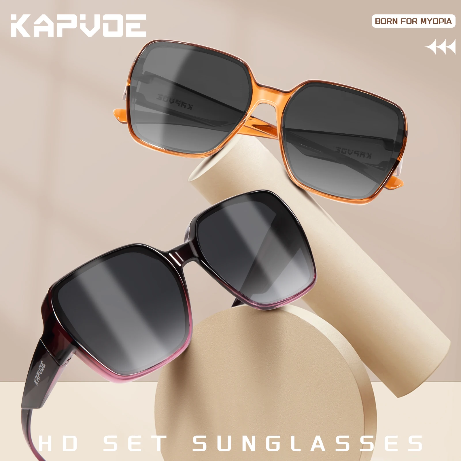 카프보에 피트오버 선글라스 오버사이즈 사각형 편광 근시 - Sunglasses Oversized Square 리뷰 및 가격