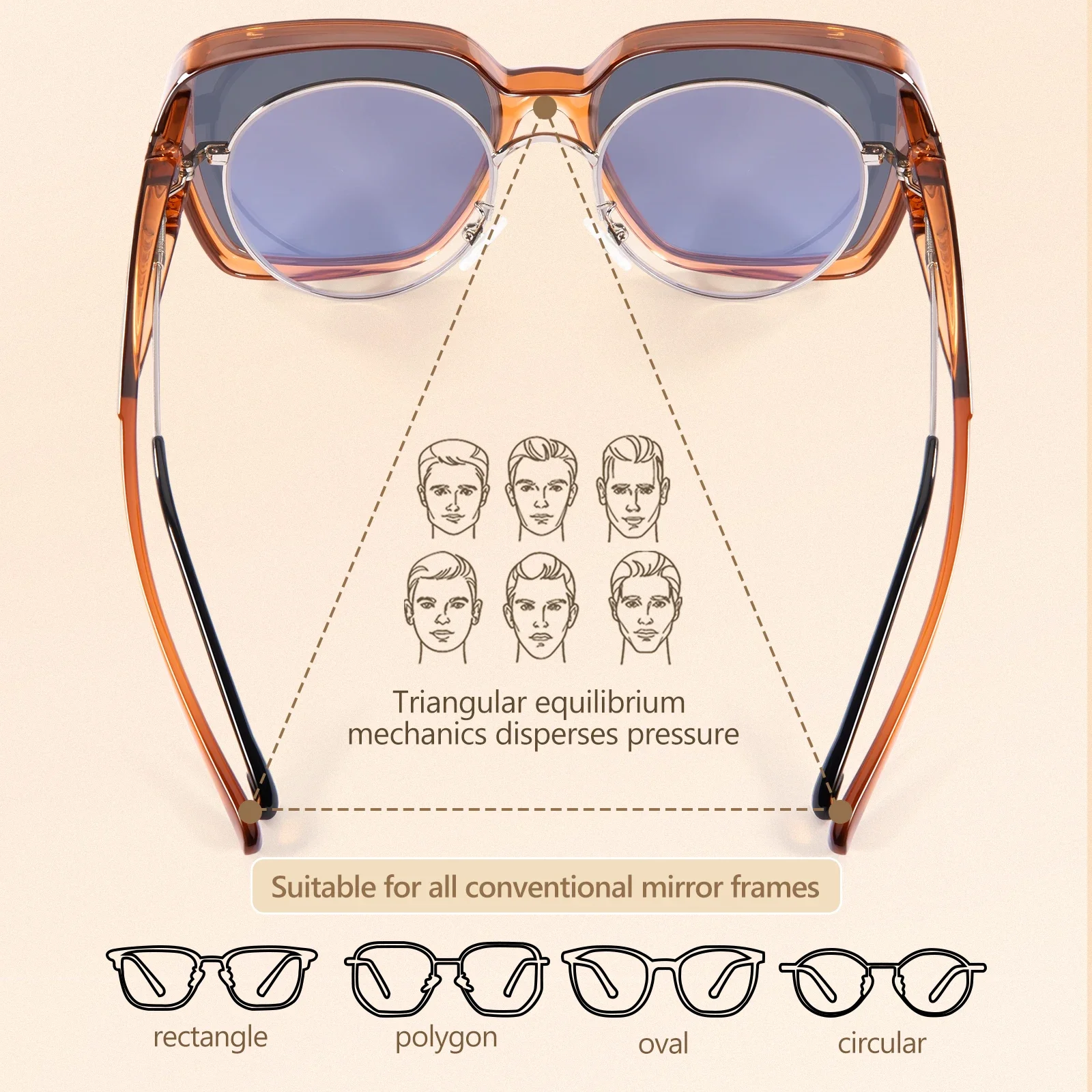 카프보에 피트오버 선글라스 오버사이즈 사각형 편광 근시 - Sunglasses Oversized Square 리뷰 및 가격