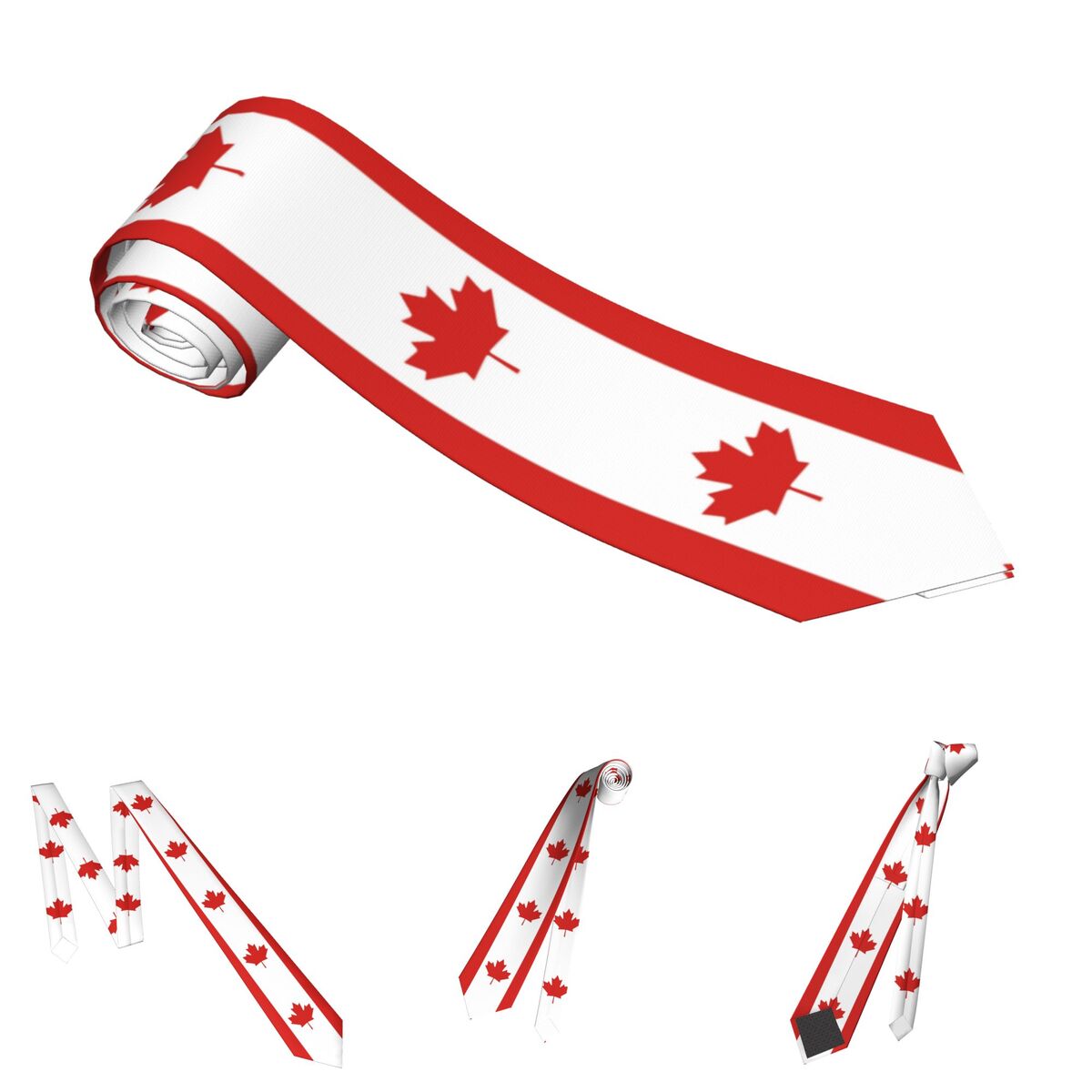 남녀공용 캐나다 국기 넥타이 폴리에스터, 8 cm 자유 - Women'S Accessories Canada 리뷰 및 가격