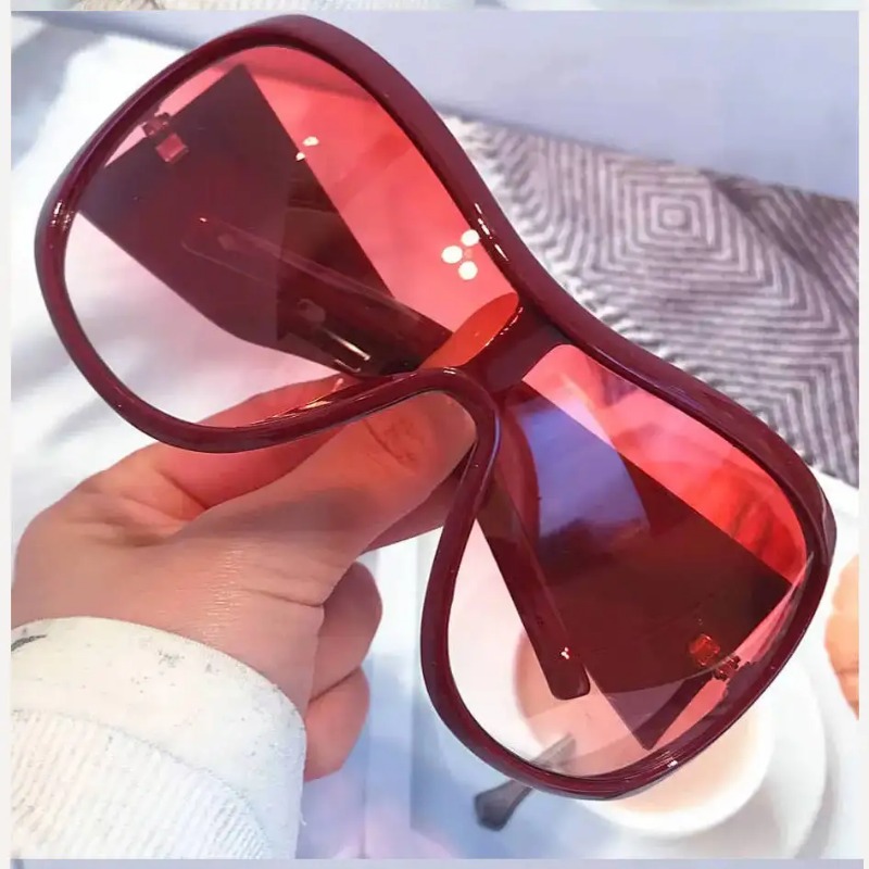 원피스 오버사이즈 Y2K 선글라스 여성용 남성용 빈티지 - Sunglasses Oversized Square 리뷰 및 가격