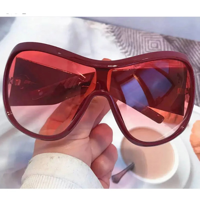 원피스 오버사이즈 Y2K 선글라스 여성용 남성용 빈티지 - Sunglasses Oversized Square 리뷰 및 가격