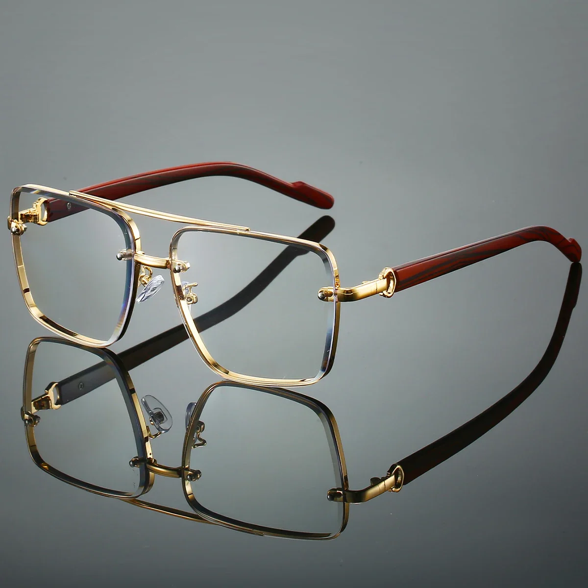 패션 레트로 사각 메탈 선글라스 오버사이즈 여성 브랜드 - Sunglasses Oversized Square 리뷰 및 가격