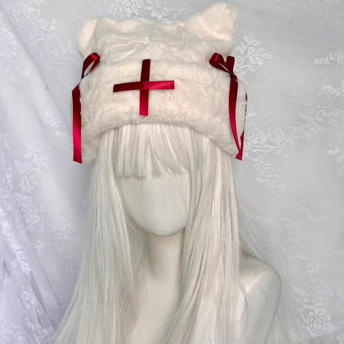 서브컬쳐 꽃무늬 폴카 도트 베레모, Y2K 터프 걸 펑 - Women'S Y2K Accessories 리뷰 및 가격