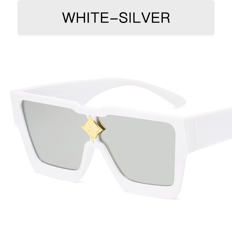 남성 및 여성 트렌드 새로운 대형 프레임 자외선 차단  - Sunglasses Oversized Square 리뷰 및 가격