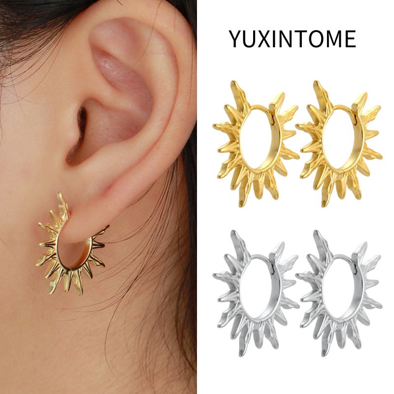925 스털링 실버 귀 바늘 여성을위한 빈티지 태양 ​ - Statement Earrings Oversized 리뷰 및 가격