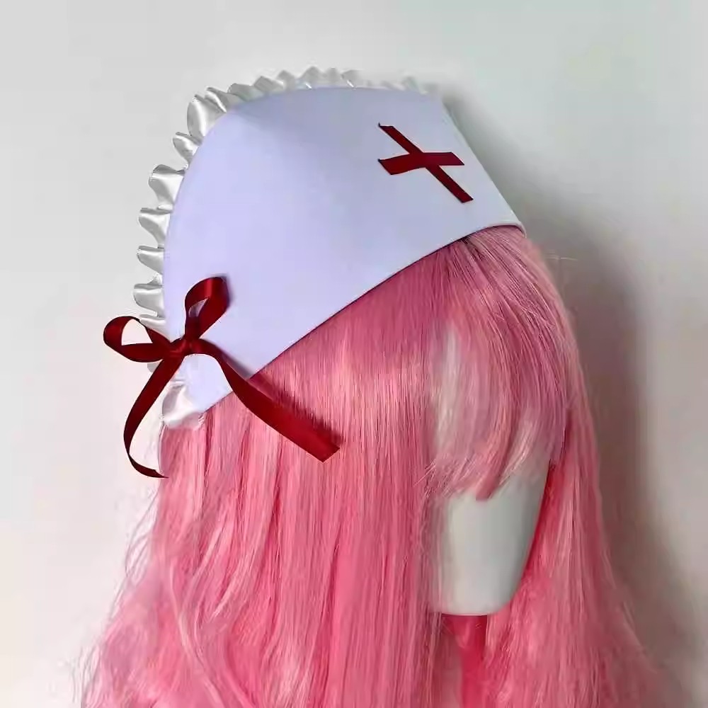 코스프레 간호사 모자 모자 액세서리 Prop y2k 소 - Women'S Y2K Accessories 리뷰 및 가격