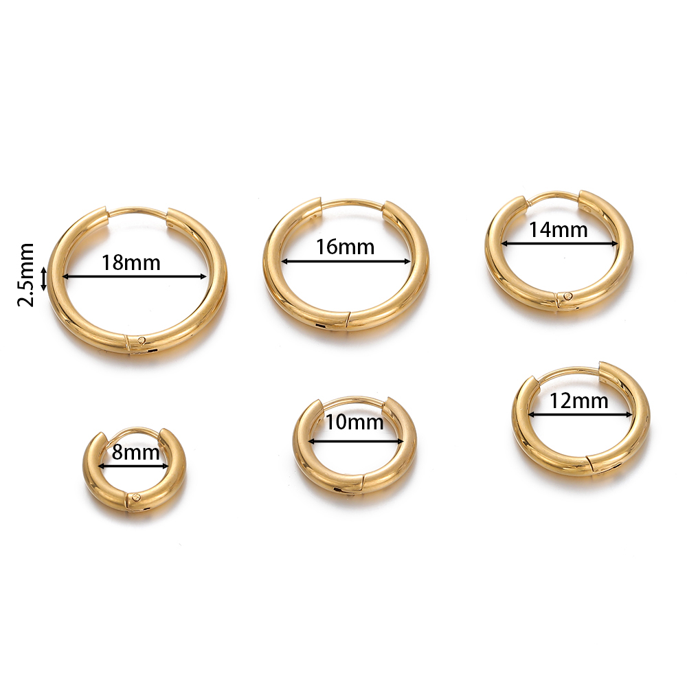 2개 8/10/12/14/16/18mm 스테인레스 스틸 - Women'S Y2K Accessories 리뷰 및 가격