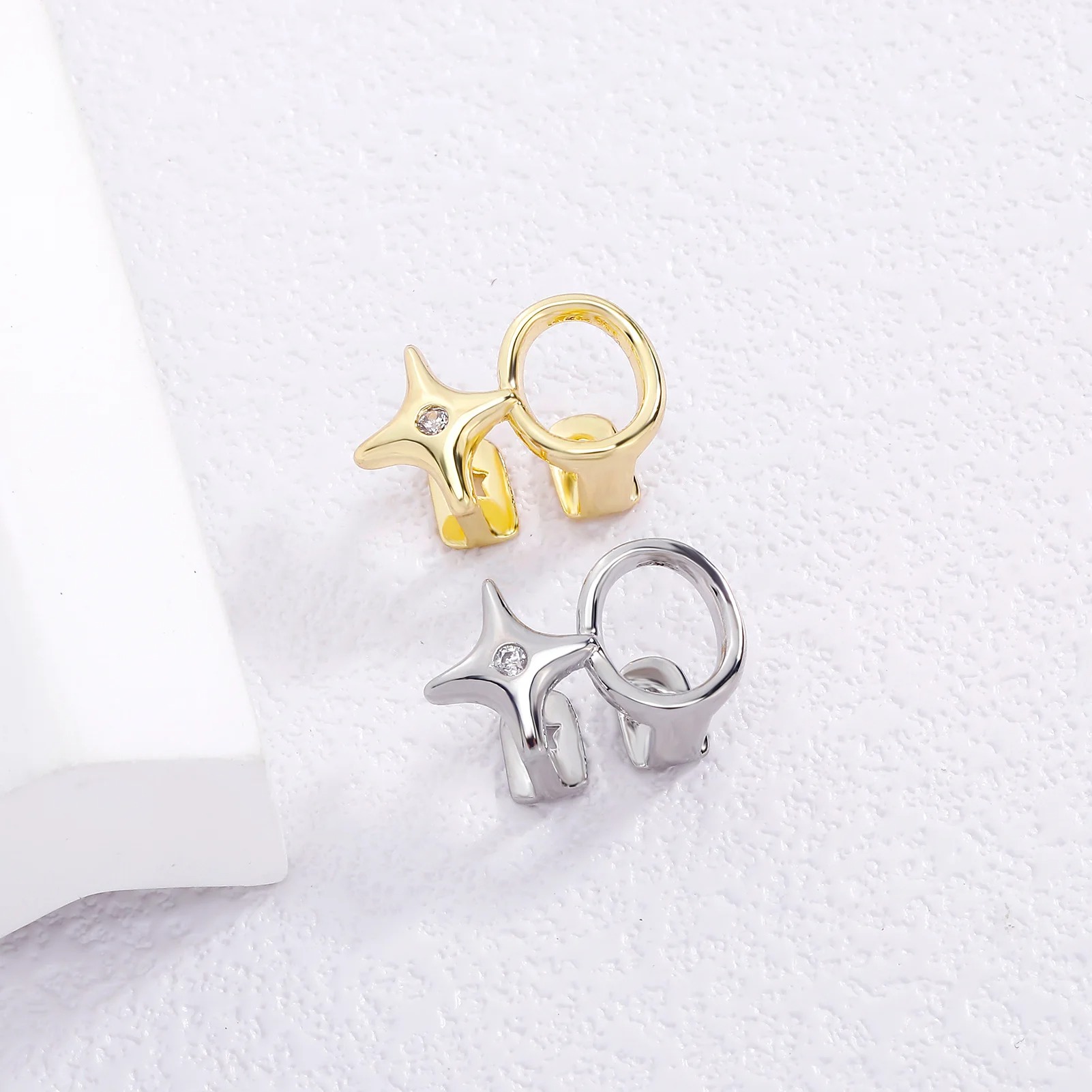 Y2K 글로시 더블 홀로우 서클 스타 투스 캡 치아 그 - Women'S Y2K Accessories 리뷰 및 가격