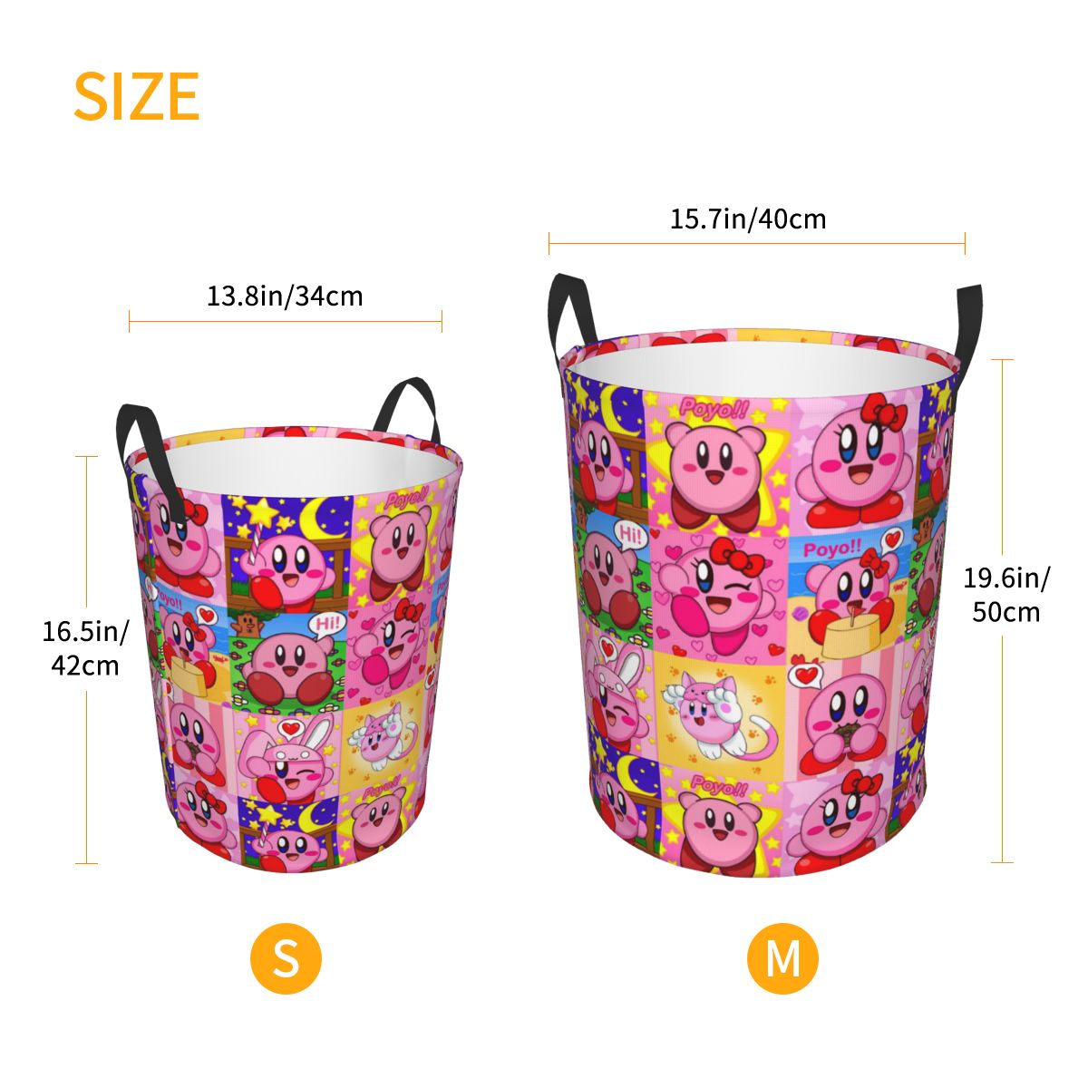 K-Kirbys Anime Laundry Hamper  - Women Accessories Hamper 리뷰 및 가격